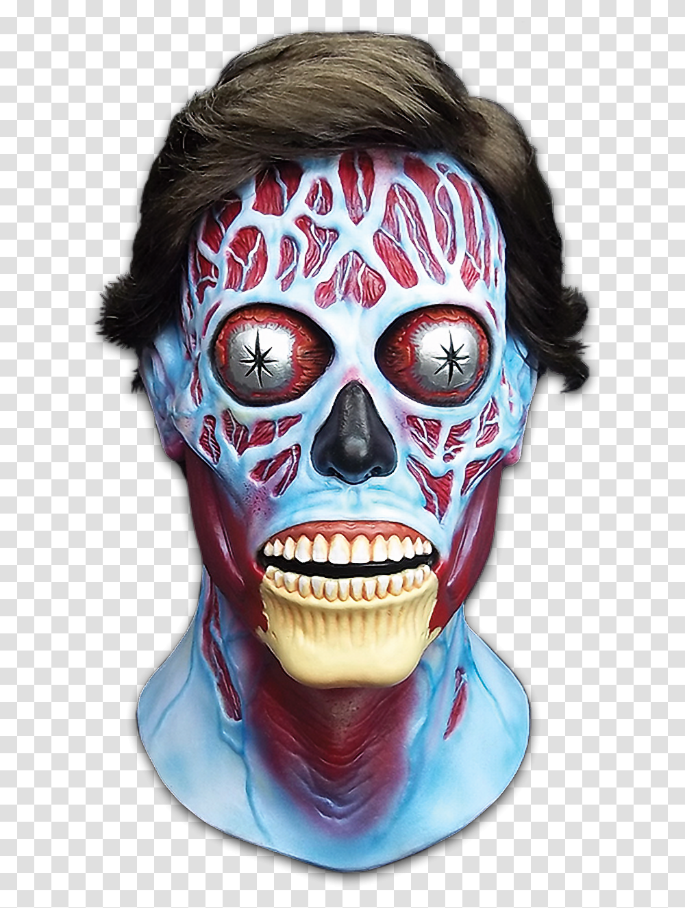 They Live Alien Mask, Face, Person, Skin, Head Transparent Png