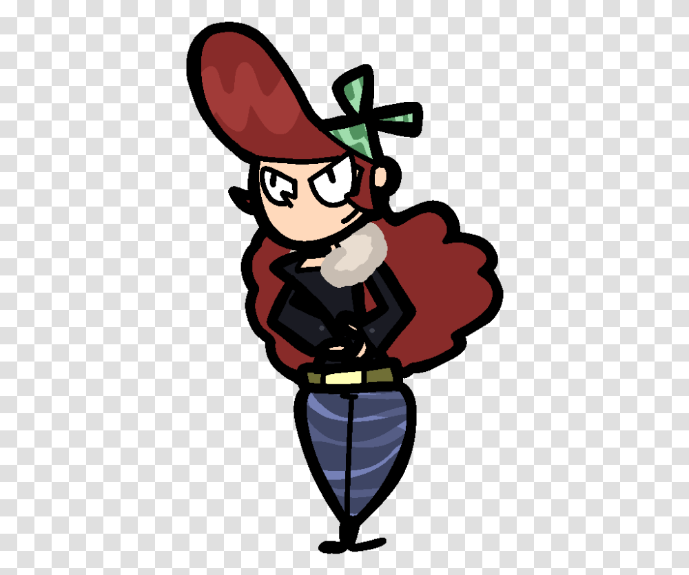Thicc Ginger Biker With Cartoon, Person, Human, Fireman, Pirate Transparent Png