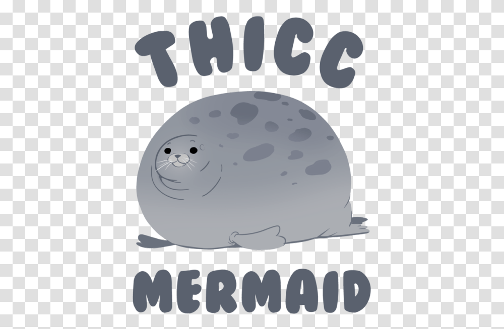 Thicc Mermaid Seal, Sea Life, Animal, Mammal, Sea Lion Transparent Png