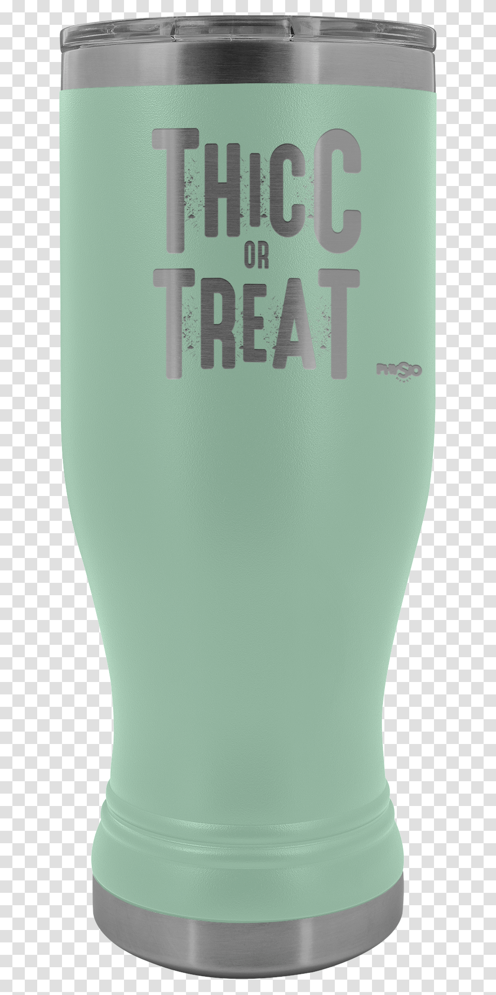 Thicc Or Treat Tumbler Pint Glass, Bottle, Shaker, Beer, Alcohol Transparent Png