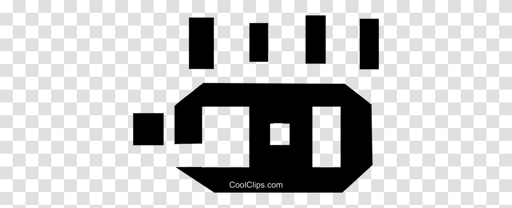 Thick Black Line Circuit Board Royalty Free Vector Clip Art, Mailbox, Electronics Transparent Png