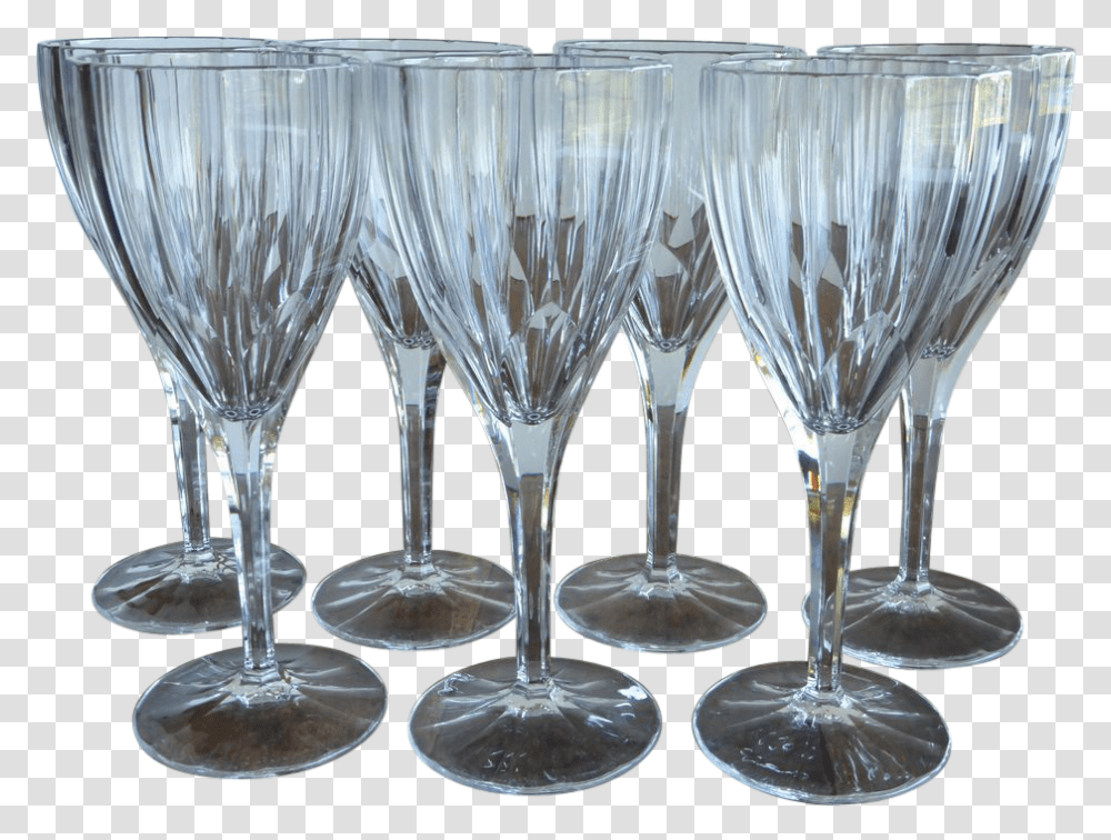 Thick Crystal Wine Glasses Champagne Stemware, Alcohol, Beverage, Drink, Goblet Transparent Png