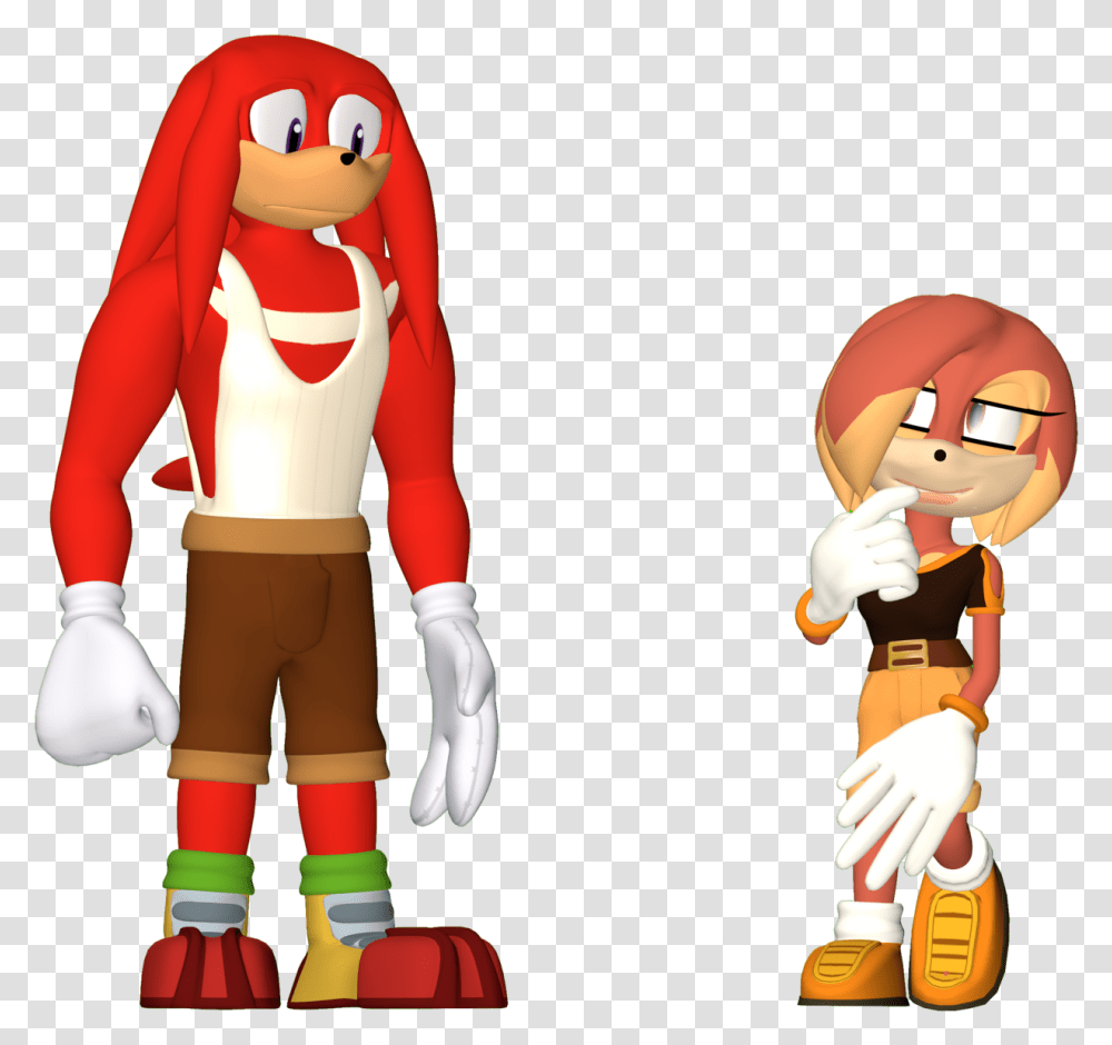 Thick Headedjust More Knux And Clem Shipping Cartoon, Toy, Person, Human, Doll Transparent Png