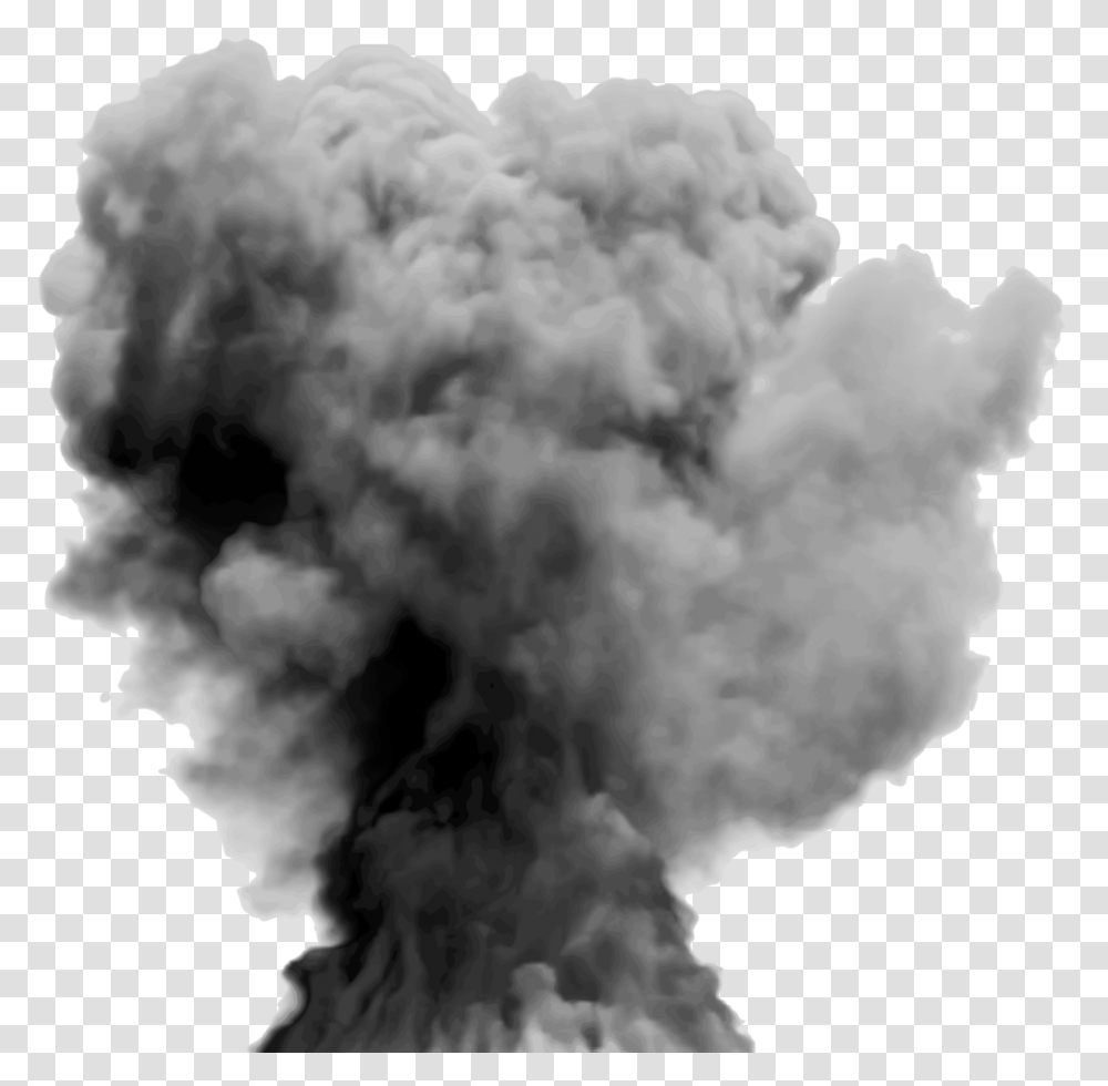 Thick Smoke Smoke Background Explosion, Nature, Pollution, Outdoors Transparent Png