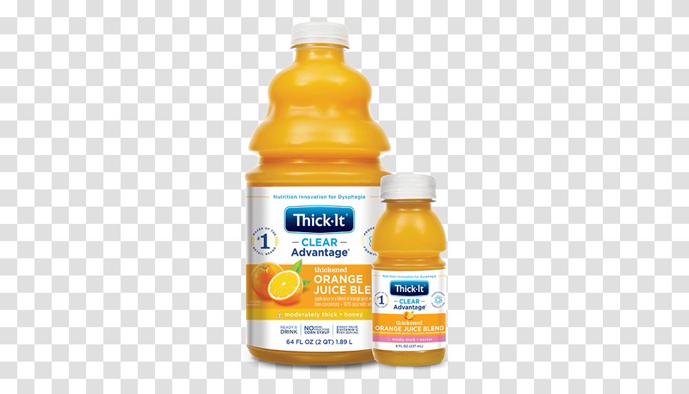 Thickened Orange Juice Blend, Beverage, Drink, Label, Text Transparent Png
