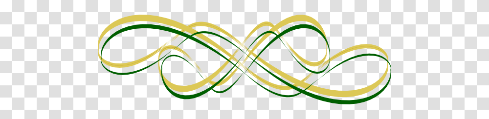 Thicker Gold W Thin Green Swirls Clip Arts For Web, Pattern, Embroidery, Snake, Reptile Transparent Png