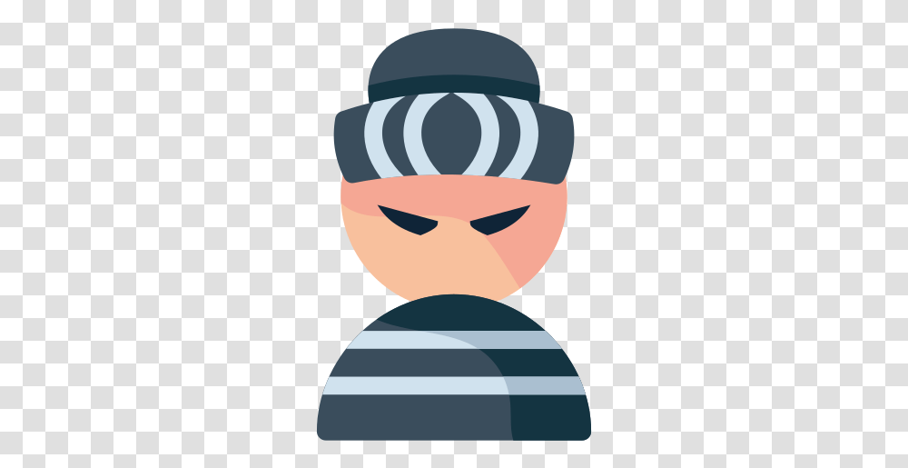 Thief Avatar Person People Free Icon Of Crime And Illustration, Mask, Plectrum Transparent Png