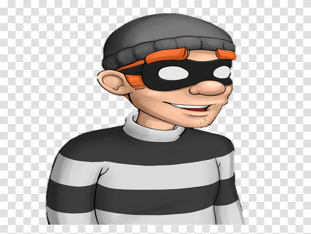 Thief, Person, Helmet, Face Transparent Png