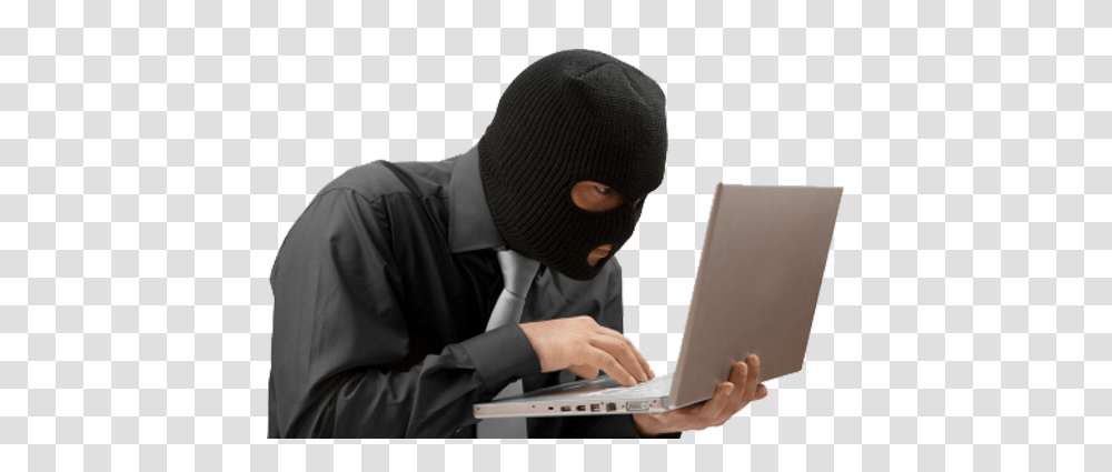 Thief, Person, Pc, Computer, Electronics Transparent Png