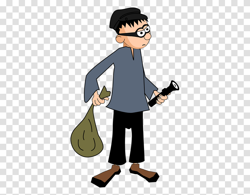 Thief, Person, Sleeve, Long Sleeve Transparent Png