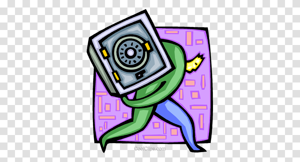 Thief Stealing A Vault Royalty Free Vector Clip Art Illustration, Wristwatch, Reptile, Animal, Tortoise Transparent Png