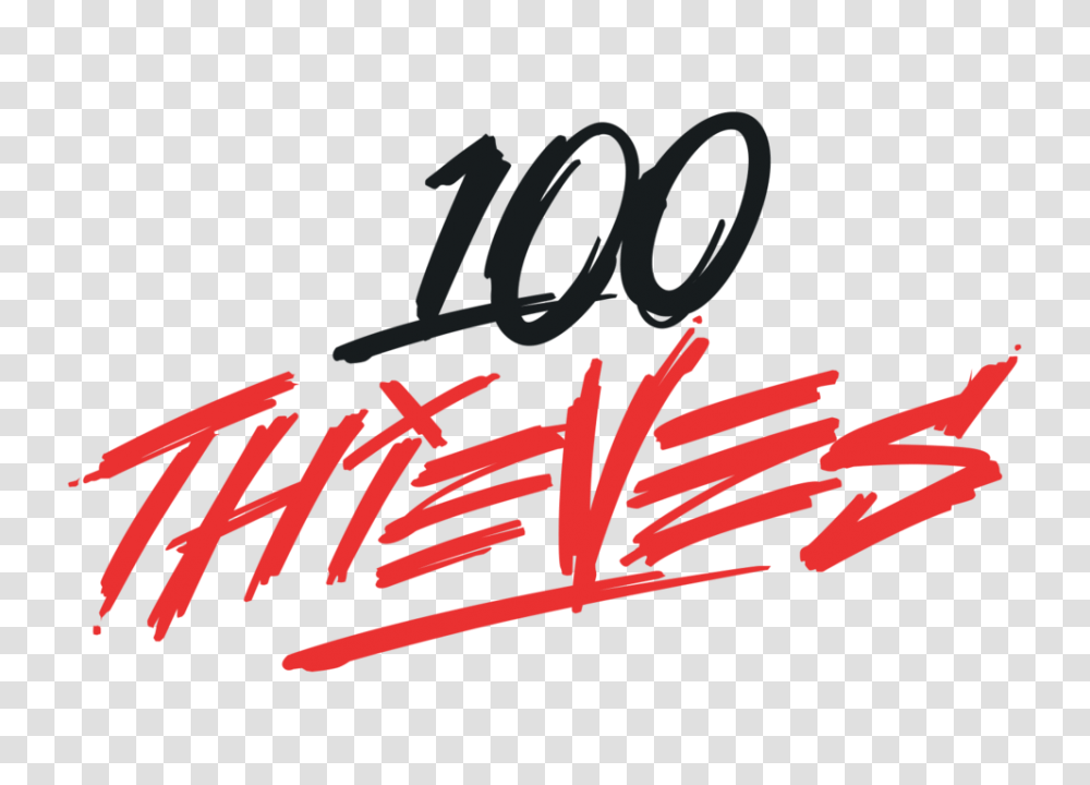 Thieves 100 Thieves Logo, Text, Clothing, Bag, Symbol Transparent Png