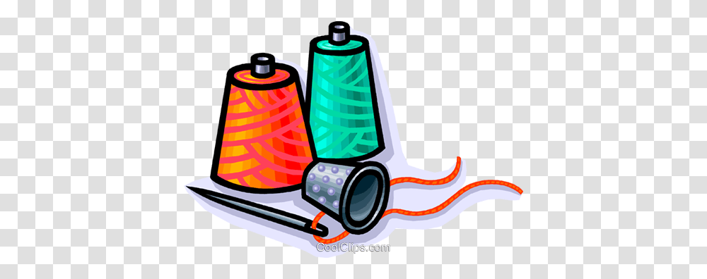 Thimble With Thread And Needle Royalty Free Vector Clip Art, Dynamite, Bomb, Weapon, Weaponry Transparent Png