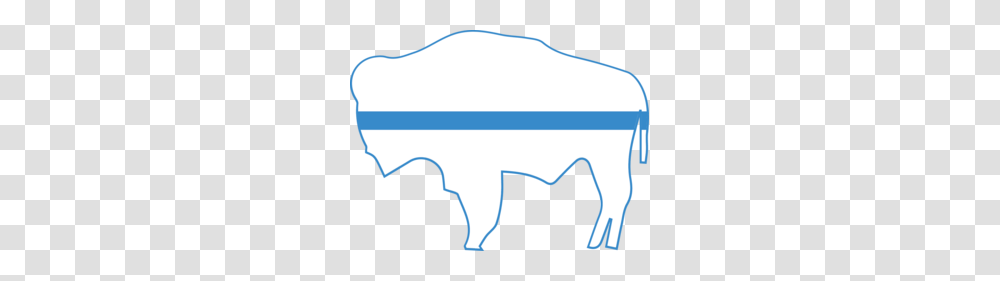 Thin Blue Line Buffalo Decal Craft Apparel, Outdoors, Statue, Nature Transparent Png