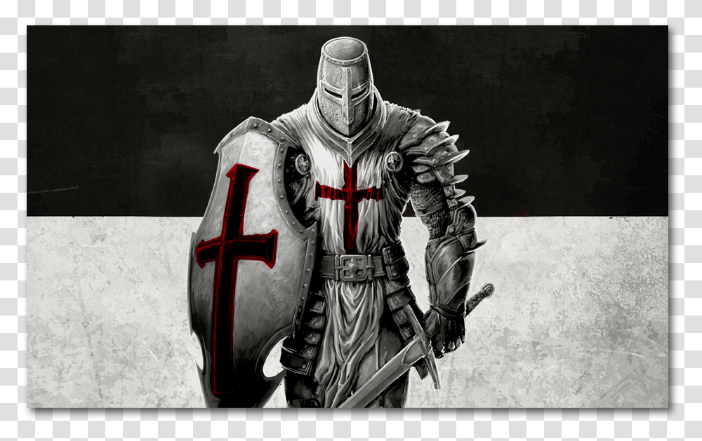 Thin Blue Line Crusader, Knight, Person, Human, Armor Transparent Png