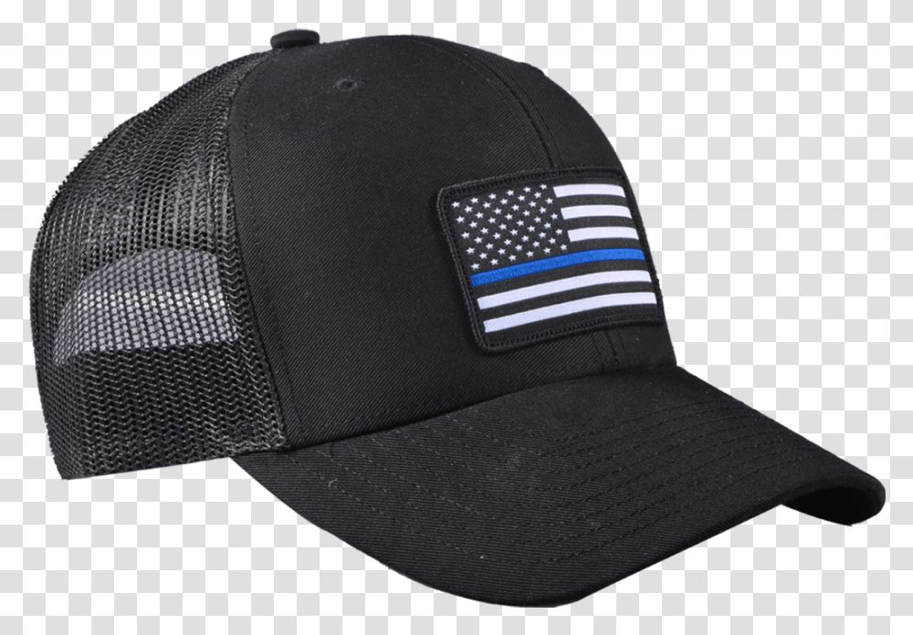 Thin Blue Line Flag Patch Hat - Black Rifle Coffee Company Battlefield V Hat, Clothing, Apparel, Baseball Cap Transparent Png