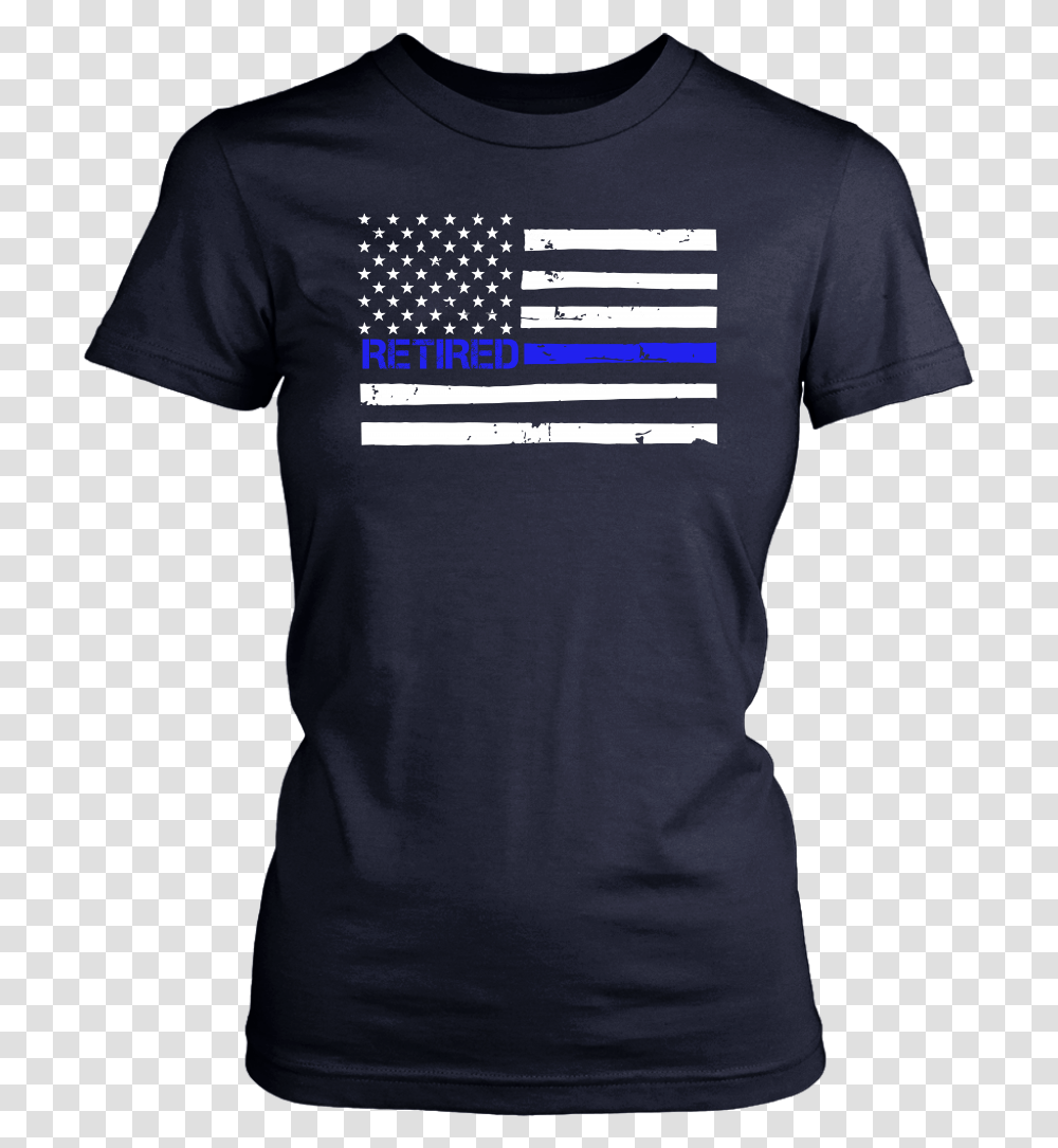 Thin Blue Line Flag Retired Shirts And HoodiesquotClass Thin Blue Line Mom Shirts, Apparel, T-Shirt, Sleeve Transparent Png