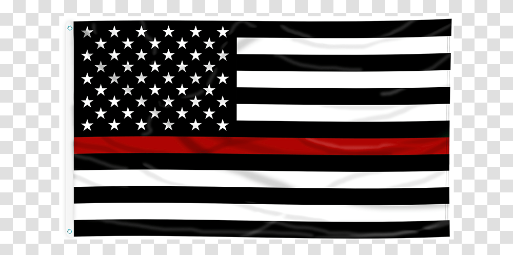 Thin Blue Line Flag, American Flag, Rug Transparent Png