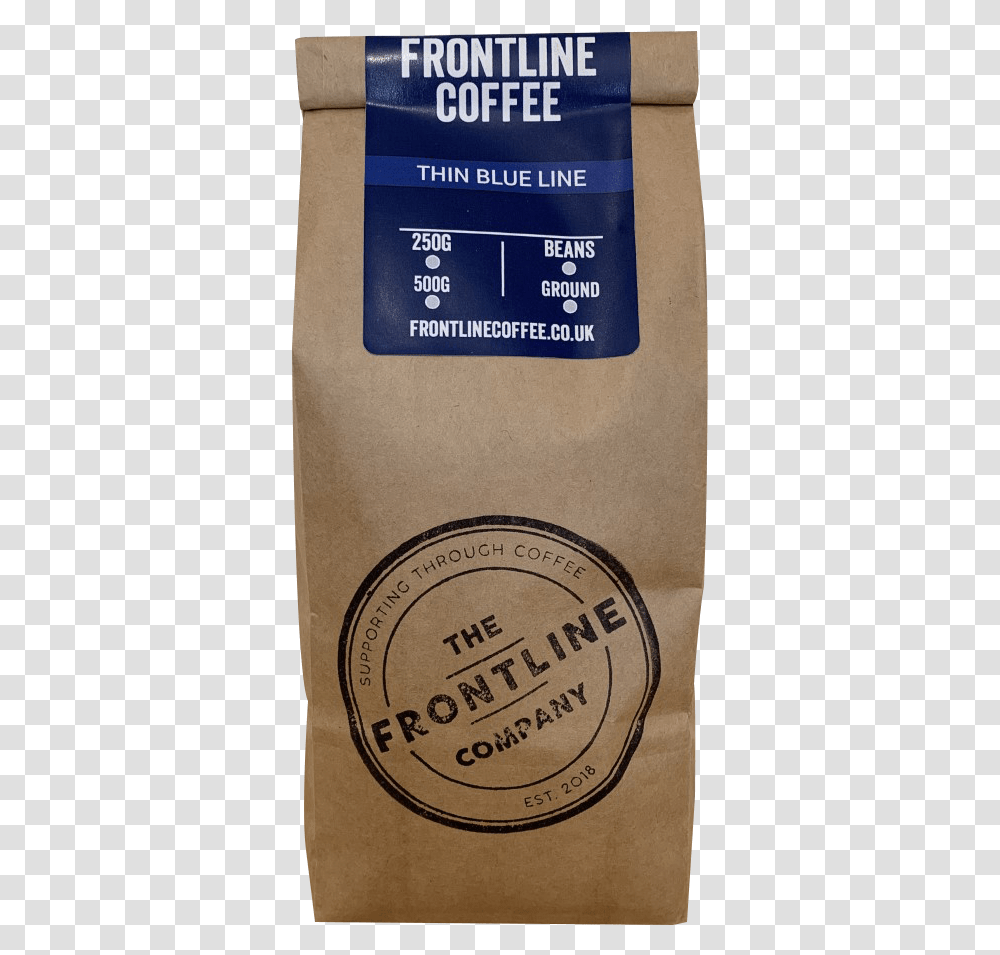 Thin Blue Line Java Coffee, Label, Text, Box, Beverage Transparent Png