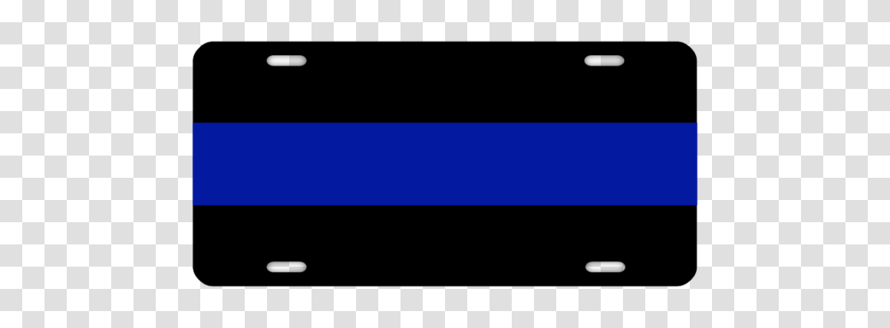 Thin Blue Line License Plate Tactical Front Liner Transparent Png