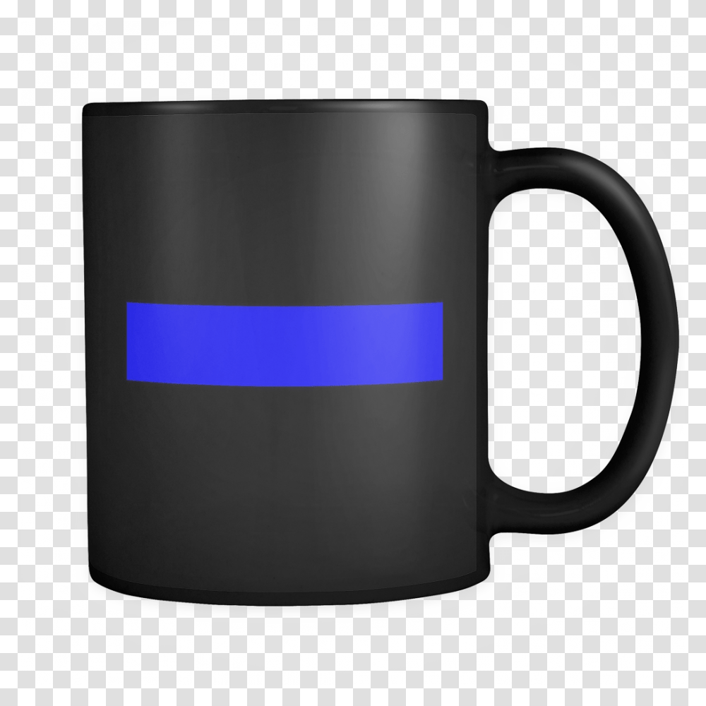 Thin Blue Line Mug, Coffee Cup Transparent Png