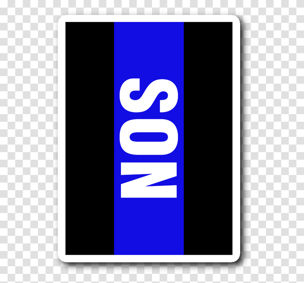 Thin Blue Line Son Decal StickerClass Graphic Design, Number, Alphabet Transparent Png