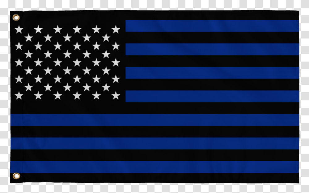 Thin Blue Line Stripes And Stars FlagClass Flag Blue Lives Matter, American Flag, Screen, Electronics Transparent Png
