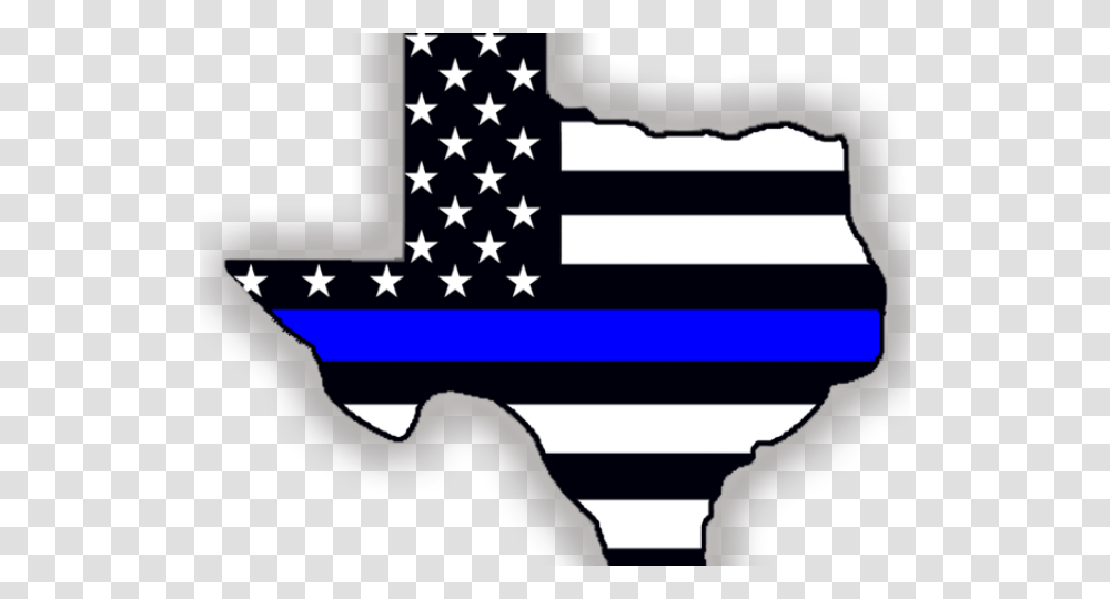 Thin Blue Line Texas, Flag, American Flag Transparent Png