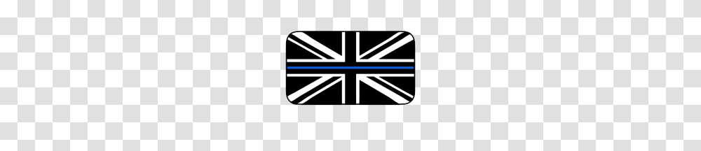 Thin Blue Line Uk Flag, Emblem, Arrow, Weapon Transparent Png
