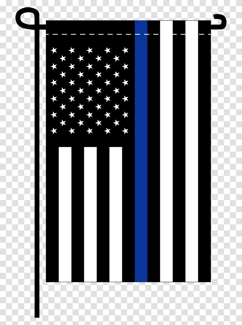 Thin Blue Line Us American Thin Blue Line, Flag, Rug Transparent Png
