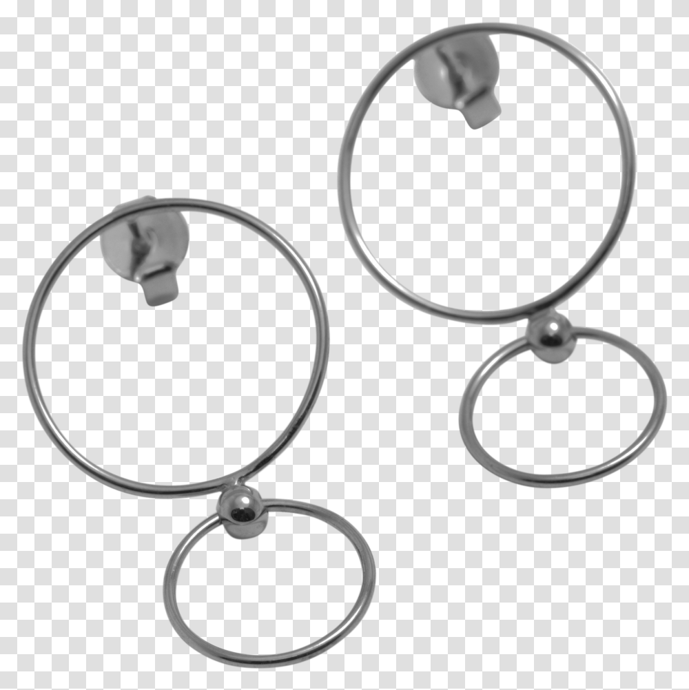 Thin Double Circle Circle, Accessories, Accessory, Jewelry, Earring Transparent Png