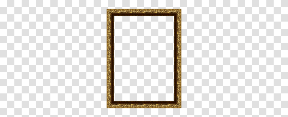 Thin Gold Frame Clipart, Rug, Wood, Mirror Transparent Png
