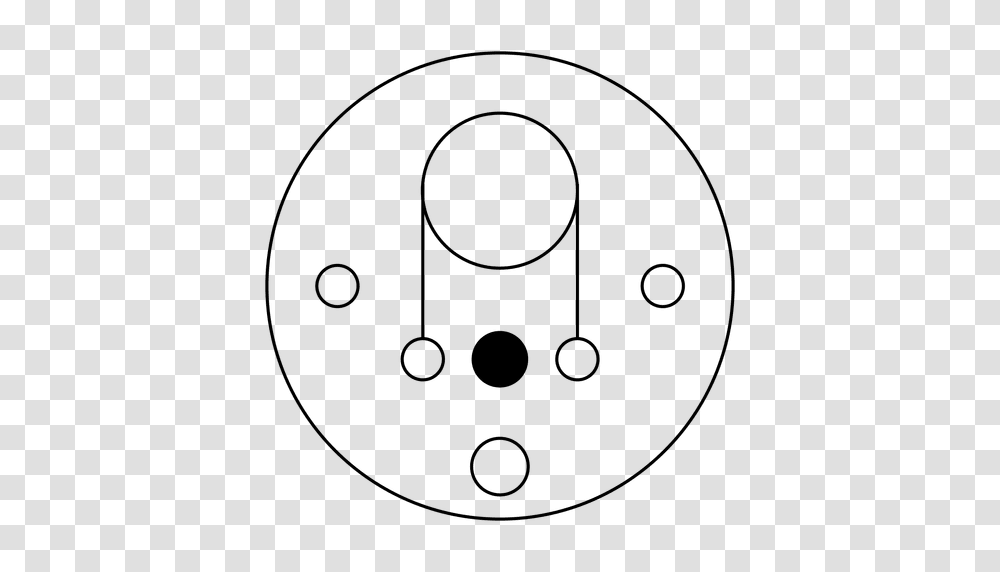Thin Line Crop Circle Illustration, Lock, Plug, Adapter Transparent Png