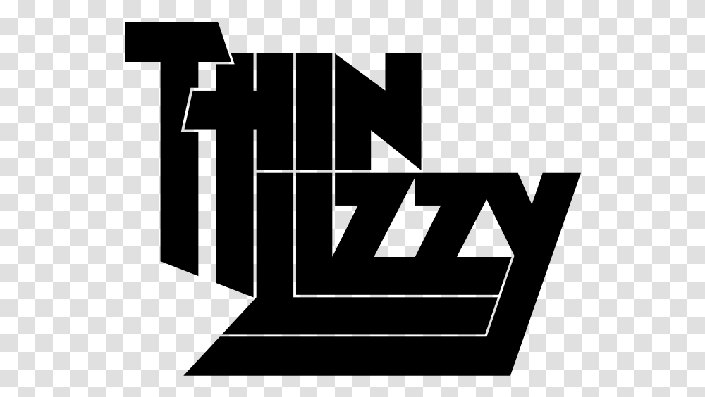 Thin Lizzy Logo Thin Lizzy Vector, Gray, World Of Warcraft Transparent Png