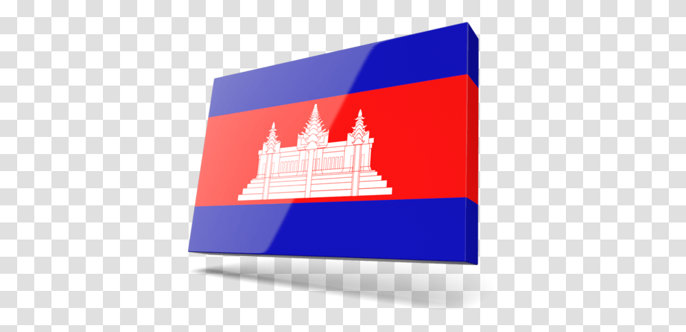 Thin Rectangular Icon Cambodia Flag, Building, Architecture, Label Transparent Png