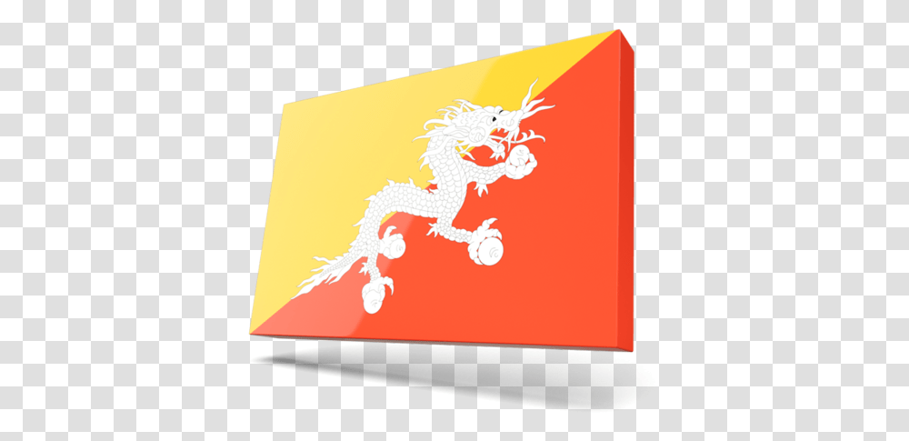 Thin Rectangular Icon Flag Of Bhutan, Envelope, Mail Transparent Png