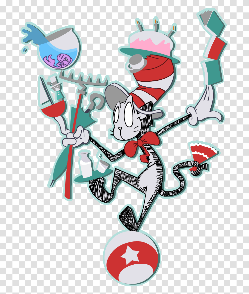 Thing 1 Thing 2 Cat In The Hat, Pirate Transparent Png