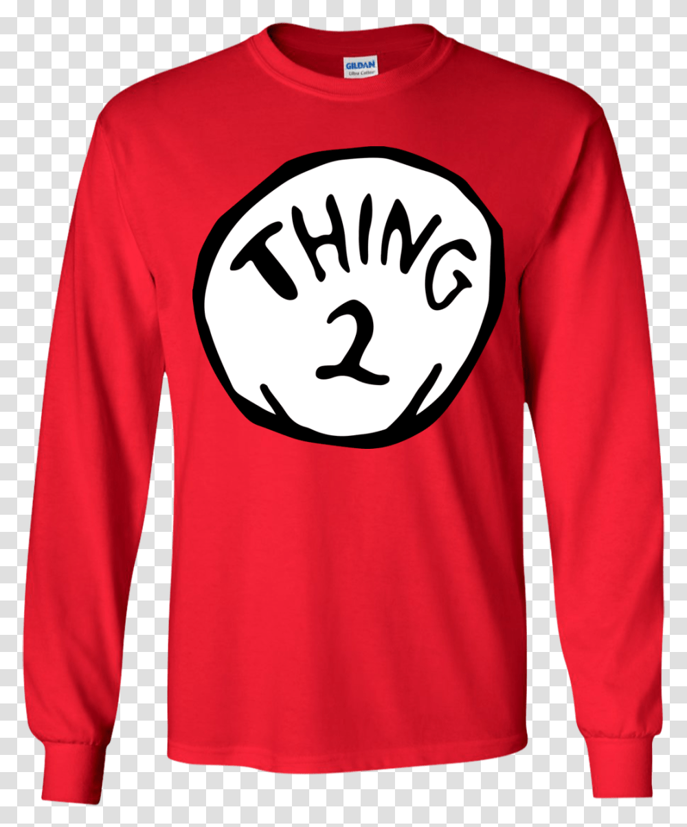 Thing Two Shirt, Sleeve, Apparel, Long Sleeve Transparent Png