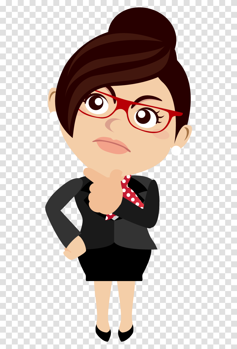 Things To Remember When You Start Your First Job Illustration, Person, Human, Face, Glasses Transparent Png