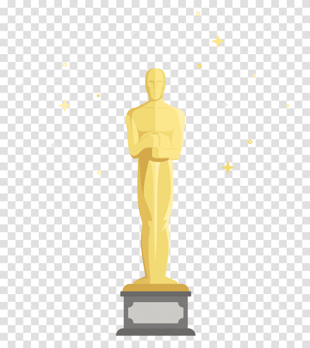 Think Christian Goes To The Oscars, Trophy, Person, Human Transparent Png