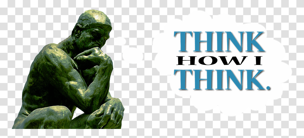 Think How I Think Muse Rodin, Statue, Sculpture, Alien Transparent Png