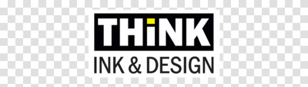 Think Ink Logo, Label, Word, Sticker Transparent Png