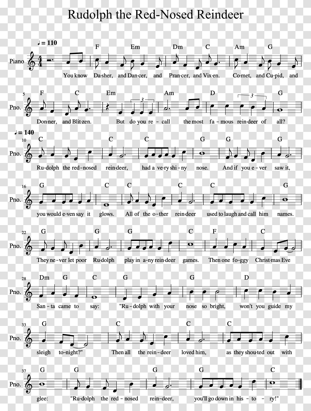 Think Of Me Sheet Music Pdf, Gray, World Of Warcraft Transparent Png