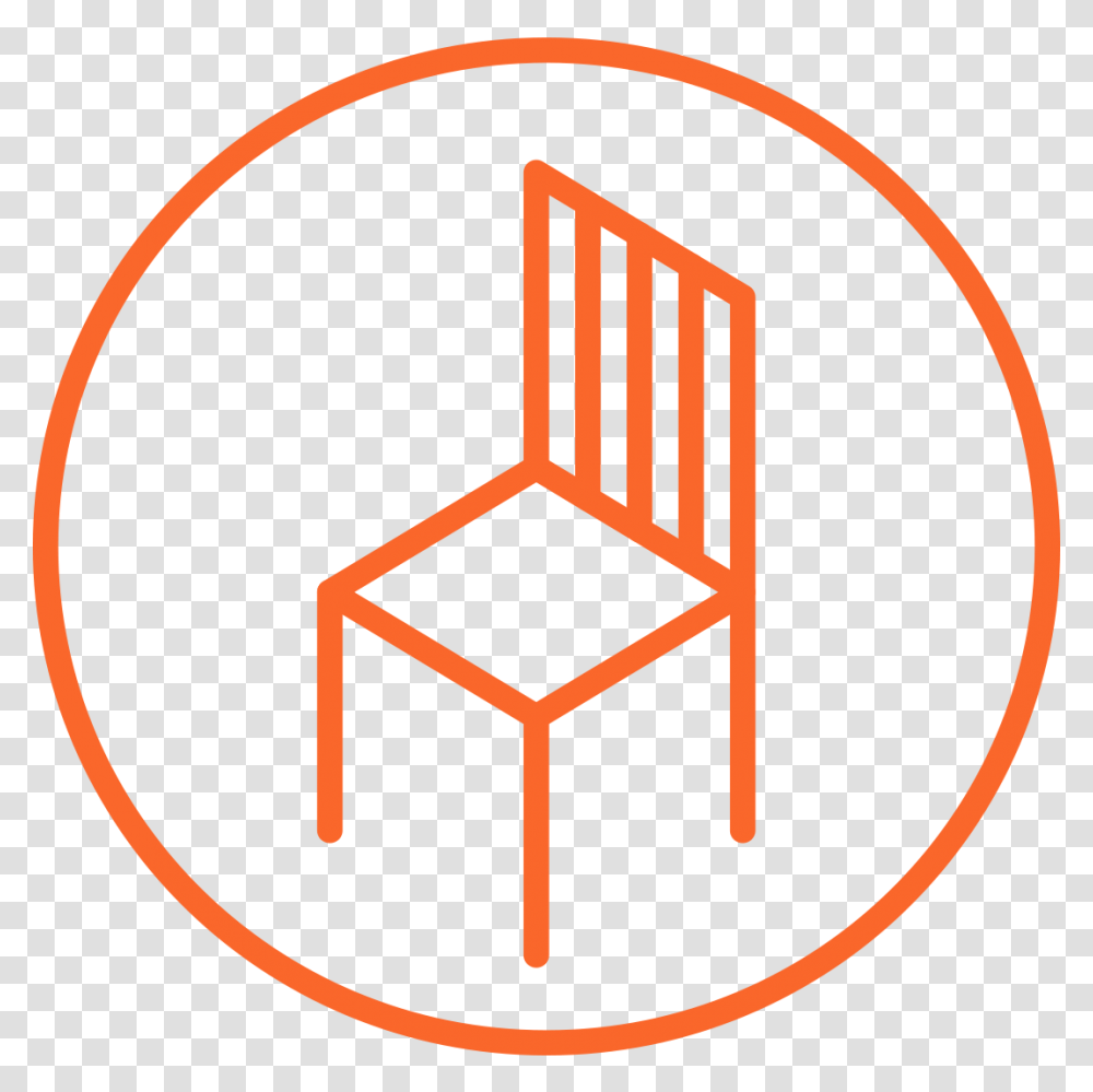 Think Orange, Chair, Furniture, Label Transparent Png