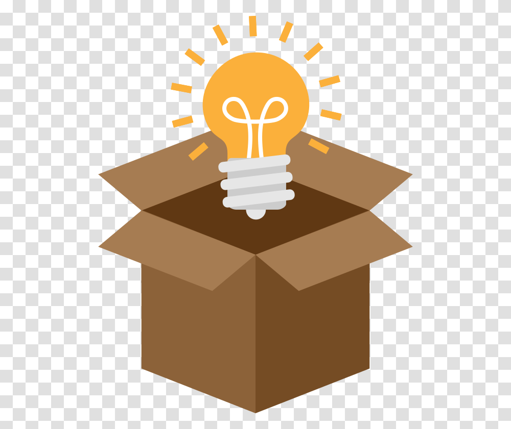 Think Outside The Box Idea Flat Icon Vector Think Outside The Box Transparent Png