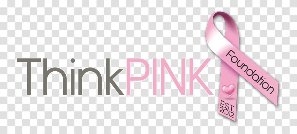 Think Pink Mountain Top Think Pink Logo, Alphabet, Word, Face Transparent Png