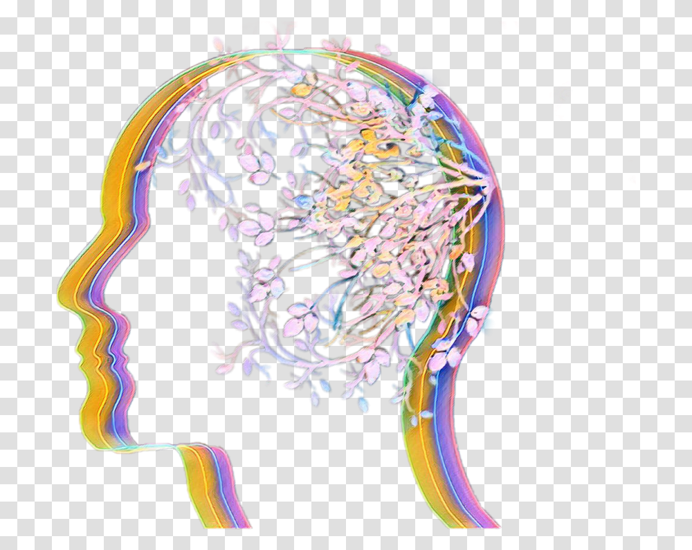 Think Tree Brain Outline Spiral Scbrain Illustration, Graphics, Art, Pattern, Reef Transparent Png