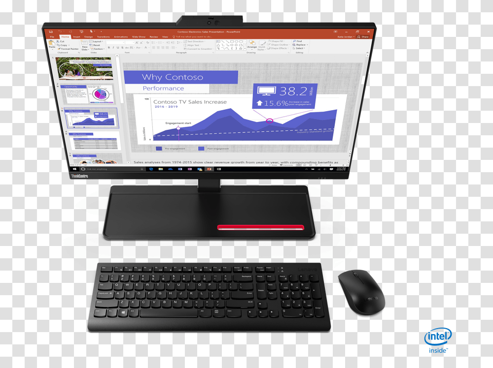 Thinkcentre M90a Aio Thinkcentre, Pc, Computer, Electronics, Computer Keyboard Transparent Png