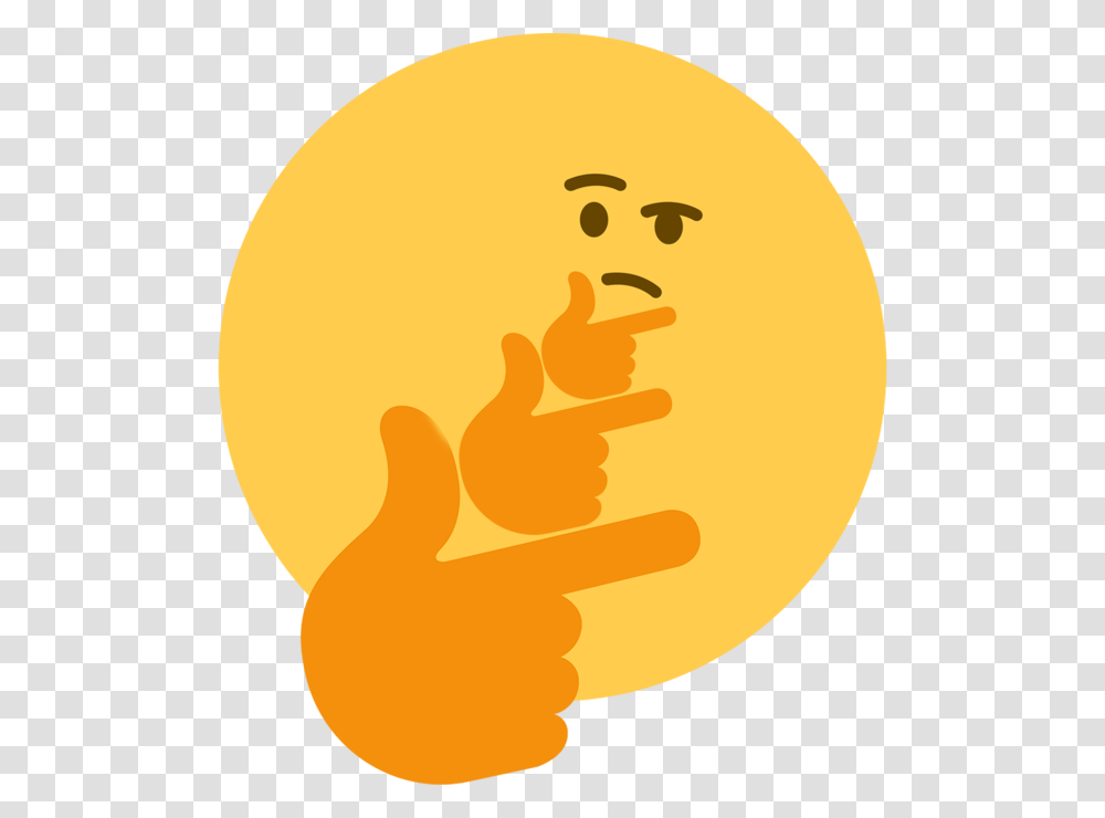 Thinkception Thinking Face Emoji Know Your Meme, Hand, Light, Crowd, Juggling Transparent Png