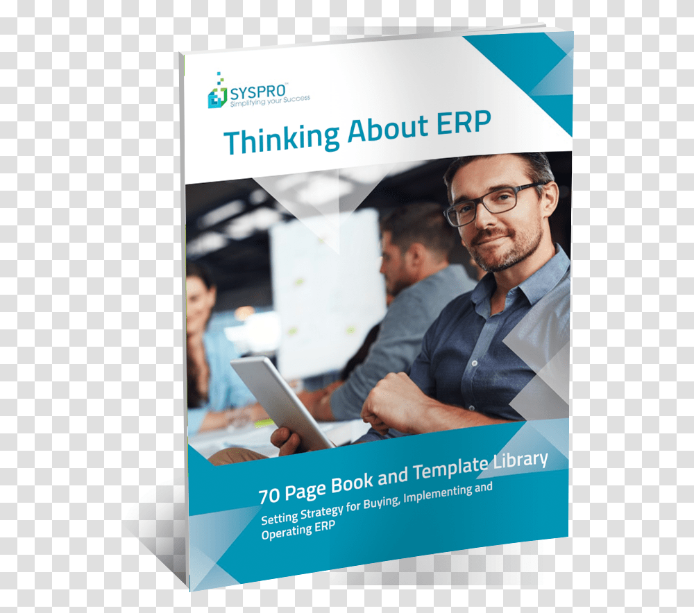 Thinking About Erp Ebook Syspro, Flyer, Poster, Paper, Advertisement Transparent Png